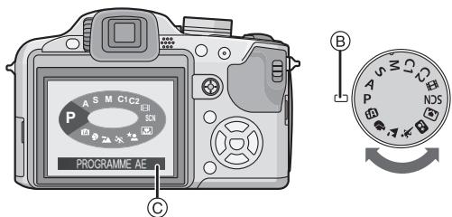 PANASONIC LUMIX DMC-FZ28 - Changement de mode en tournant la molette de selection. - 1