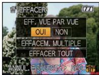 PANASONIC LUMIX DMC-FZ28 - Pour effacer une seule image - 4