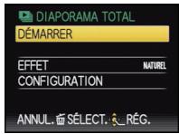 DIAPORAMA TOTAL DÉMARRER EFFET NATUREL CONFIGURATION ANNUL. SÉLECT. RÉG.
