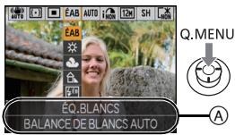 EAB AUTO 12M SH EAB ÉQ.BLANCS BALANCE DE BLANCS AUTO Q.MENU A