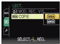 LECT. MOD. REC. VIS. COPIE SÉLECT. RÉG.