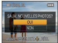 ÉGALS. SAUV. NOUVELLES PHOTOS? OUI NON ANNU. ÉS SELECT. RÉG.