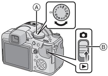 PANASONIC LUMIX DMC-FZ38 - Réglez la molette de sélection du mode sur [P]. - 1