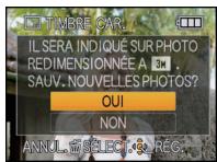 TIMBRE CAR. IL SERA INDiqué SUR PHOTO REDIMENSIONNÉE A 3x . SAUV. NOUVELLES PHOTOS? OUI NON ANNUL. SELECT. REC.