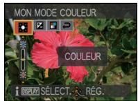 MON MODE COULEUR COULEUR DISPLAY SÉLECT. RÉG.