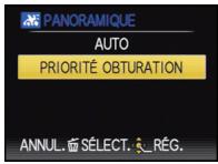 PANORAMIQUE AUTO PRIORITÉ OBTURATION ANNUL. SÉLECT. RÉG.