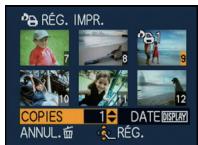 RÉG. IMPR. 7 8 9 10 11 12 COPIES ANNUL. 面 1 DATE DEPLAY RÉG.