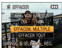 PANASONIC LUMIX DMC-TZ8 - Sélectionnez le type de suppression - 2