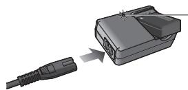 PANASONIC LUMIX DMC-TZ8 - Branchez le chargeur sur la prise de courant - 2