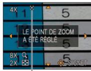 PANASONIC LUMIX DMC-TZ8 - Pour mémoriser le rapport de zoom et la position (indication de zoom): - 3