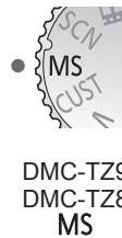 PANASONIC LUMIX DMC-TZ9 - Réglez sur MS1/MS2 (MS pour T29 T28) - 1