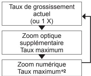 PANASONIC LUMIX DMC-TZ9 - Changement de taux de grossissement - 2