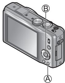 PANASONIC DMC-TZ20 - Appuyez sur « pour sélectionner [Oui], puis appuyez sur [MENU/SET] (B) - 2