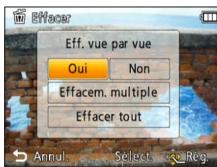 PANASONIC DMC-TZ20 - Appuyez sur « pour sélectionner [Oui], puis appuyez sur [MENU/SET] (B) - 1