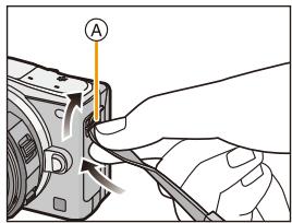 PANASONIC DMCGF6EF - Het bevestigen van de Schouderriem - 1
