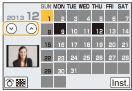 PANASONIC DMCGF6EF - Beelden weergeven op basis van opnamedatum (Kalenderweergave) - 1