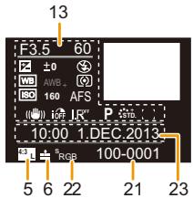 PANASONIC DMCGF6EF - Weergave histogram - 2