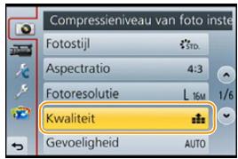 PANASONIC DMCGF6EF - Raak het menu-item aan. - 1