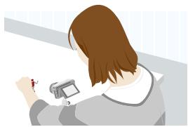 PANASONIC DMCGF6EF - Beweeg het onderwerp om de compositie te bepalen. - 1