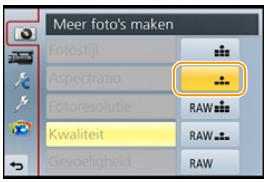 PANASONIC DMCGF6EF - Raak de in te stellen instelling aan. - 1