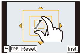 PANASONIC DMCGF6EF - Maak met uw vingers een knijpende beweging in (P16) om de grootte van het kader van de AF-zone te veranderen. - 1