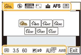 PANASONIC DMCGF6EF - Snel oproepen van veelgebruikte menu's (Quick Menu) - 2