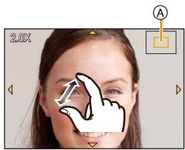 PANASONIC DMCGF6EF - Vergroten (of verkleinen) van een beeld door het scherm met de vingers wijder te makeen (of samen te knijpen) (P16). - 1