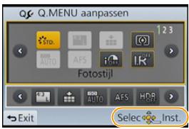 PANASONIC DMCGF6EF - Cursorknoppen/[MENU/SET] knop - 2