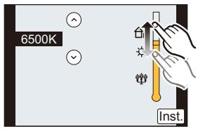 PANASONIC DMCGF6EF - Instellen van de kleur temperatuur - 1