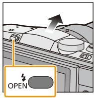 PANASONIC DMCGF6EF - Druk op de flits totdatdezeklikt. - 1