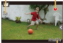 PANASONIC DMCGF6EF - Start het opnemen door op de bewegend beeldknop te drukken. - 2