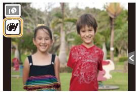 PANASONIC DMCGF6EF - Raak het voorbeeldbeeld aan om de beeldeffecten te selecteren (filters). - 1