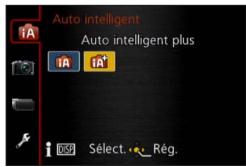 PANASONIC LUMIX DMC-LX7 - ■Permuter en mode [Auto intelligent plus] - 1
