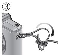 PANASONIC LUMIX DMC-LX7 - Fixez la bandouliere - 3