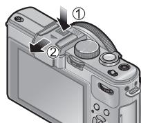 PANASONIC LUMIX DMC-LX7 - Retirer le cache de la griffe - 1