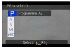 PANASONIC LUMIX DMC-LX7 - Appuyez sur ▲▼ pour sélectionner un réglage, puis appuyez sur [MENU/SET] - 2