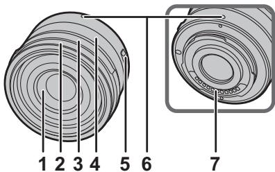 PANASONIC DMC-GM1LEB - Names and Functions of Components - 1
