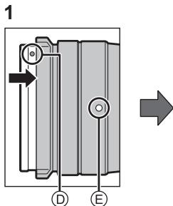 PANASONIC DMC-GM1LEF - Pour installer la bague de décoration - 1