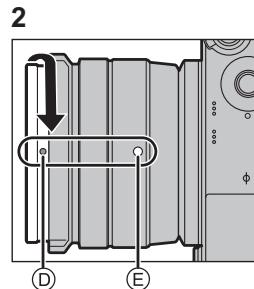 PANASONIC DMC-GM1LEF - Pour installer la bague de décoration - 2