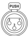 PANASONIC DMW-YAGHE - Terminales AUDIO IN [CH1, CH2] (XLR, 3 contactos) - 1