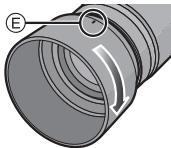 PANASONIC H-PS-45175E - ■ Unión de la visera del objetivo (Accesorio suministrado) - 1