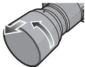 PANASONIC HH-S35100E - Gegenlichtblende auf dem Objektiv aufbewahren - 1