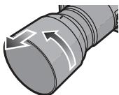 PANASONIC HH-S35100E - ■ Temporarily Storing the Lens Hood - 1