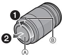 PANASONIC HH-S35100E - Gire la tapa trasera del objetivo paraSeparated. - 1