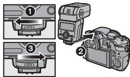 PANASONIC LUMIX DMW-FL360LGK - Attaching to the Camera - 1