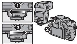 PANASONIC LUMIX DMW-FL360LGK - Installazione sulla fotocamera - 1