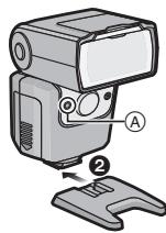 PANASONIC LUMIX DMW-FL360LGK - Position the flash with the wireless sensor (A) facing the camera. - 2