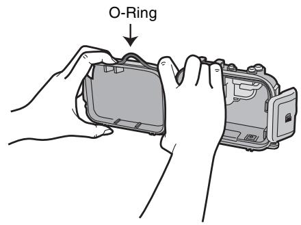 PANASONIC LUMIX DMW-MCFT3E - Den O-Ring zum Entfernen mit den Fingern offen. - 1
