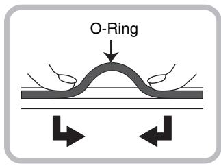 PANASONIC LUMIX DMW-MCFT3E - Den O-Ring zum Entfernen mit den Fingern offen. - 2