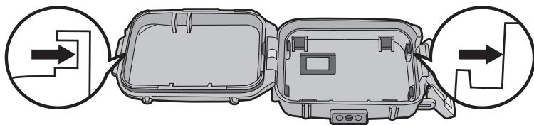 PANASONIC LUMIX DMW-MCFT3E - Controllare l'alloggiamento dell'O-ring. - 1